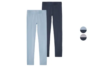 pepperts!® Legginsy dziewczęce z bawełną, 2 pary - Spodnie i spodenki dla dziewczynek - miniaturka - grafika 1