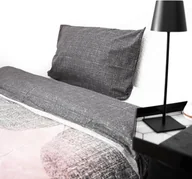 Pościel - Dwustronna pościel wykonana w 100% z bawełny w okrągłe wzory z poszewką na poduszkę i poszwą na kołdrę 155x220 cm - miniaturka - grafika 1
