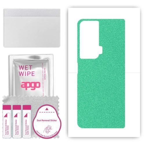 folia naklejka skórka strukturalna na TYŁ do Honor Magic VS Ultimate - Seledynowy Pastel Matowy Chropowaty Baranek - apgo SKINS