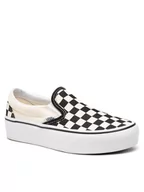 Trampki męskie - Vans Tenisówki Classic Slip-On P VN00018EBWW Biały - miniaturka - grafika 1