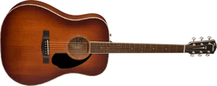 Fender PD-220E Dreadnought All Mahogany Ovangkol Fingerboard Aged Cognac Burst - Gitary akustyczne - miniaturka - grafika 3
