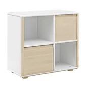 Komody dla dzieci - Komoda 2D szeroka Funflex Brzoza - miniaturka - grafika 1