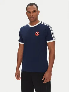 adidas T-Shirt JP0984 Granatowy Slim Fit - Koszulki męskie - miniaturka - grafika 1