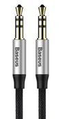 Pozostałe akcesoria do telefonów - Baseus kabel audio Yiven M30 jack 3,5 mm - jack 3,5 mm 1,5 m srebrno-czarny - miniaturka - grafika 1