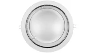 Oprawy, klosze i abażury - PXF LIGHTING Oprawa downlight LED BARI ECO DL 195 10W 1160lm 4000K IP44 Biała PX1487057 PX1487057 - miniaturka - grafika 1