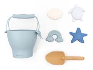 Zabawki do piasku - Zestaw silikonowych zabawek do piasku niebieski BAMBOOM - miniaturka - grafika 1