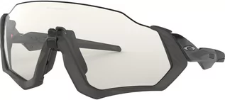 Okulary przeciwsłoneczne - Oakley Flight Jacket Sunglasses Grey Ink/Clear Black Iridium Photo Activated 2018 okulary rowerowe OO9401-0737 - grafika 1