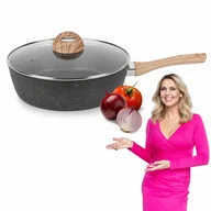 Patelnie - Patelnia głęboka KonigHOFFER Pescado z pokrywką 28 cm - miniaturka - grafika 1