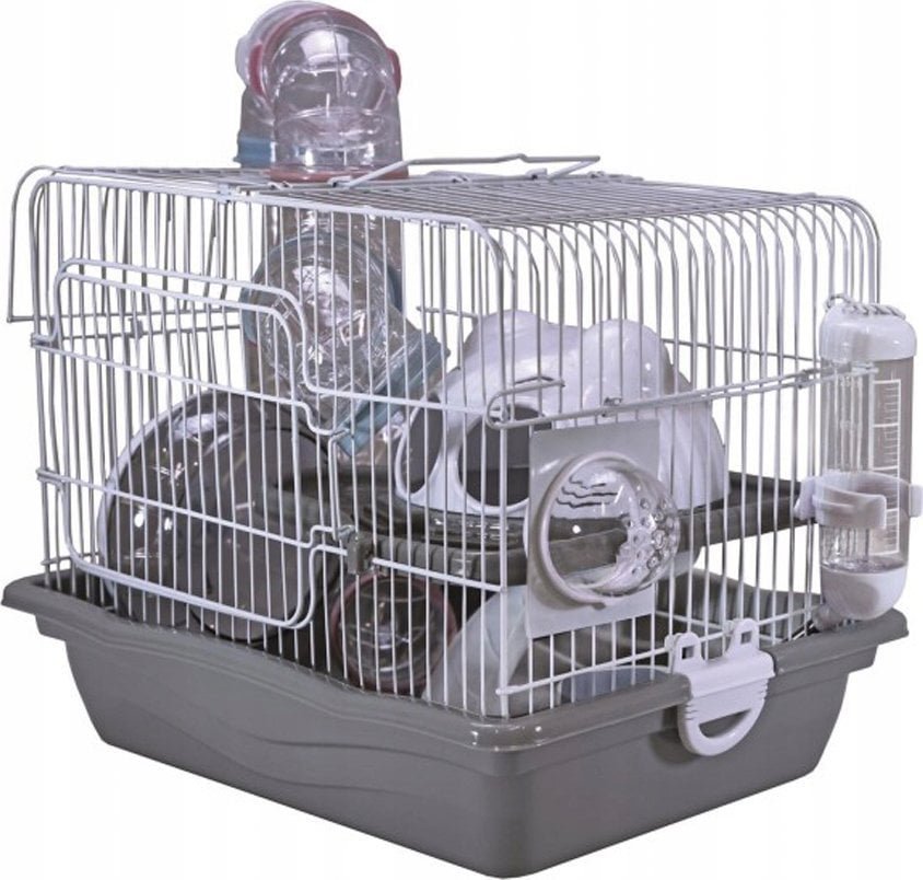 Panama Pet Klatka dla gryzoni, 35,5x26,6x27,5 cm, biało/szara