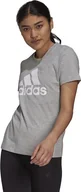 Koszulki i topy damskie - Adidas Koszulka adidas G BL T H07808 H07808 szary XS - miniaturka - grafika 1