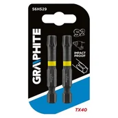 Narzędzia warsztatowe - Topex Grupa sp. z o.o. S.K. Bity udarowe TX40x50mm 2szt. 56H529 - miniaturka - grafika 1