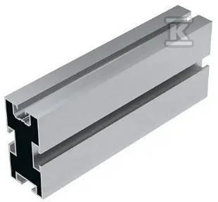 Profil aluminiowy 4400mm wzmocniony z kanałami pod śrubę teową (K-25-4400-3T) - Akcesoria do kolektorów i fotowoltaiki - miniaturka - grafika 1