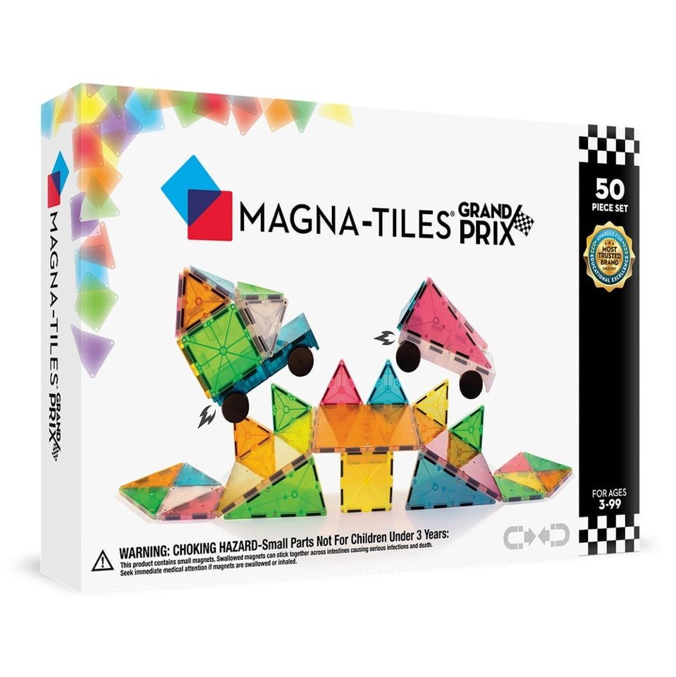 Klocki magnetyczne Frost Grand Prix 50 el. Magna-Tiles