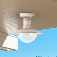 Lampy sufitowe - Rabalux Zewnętrzna LAMPA sufitowa OSLO 8739 rustykalna OPRAWA do ogrodu outdoor IP44 antyczny biały 8739 - miniaturka - grafika 1