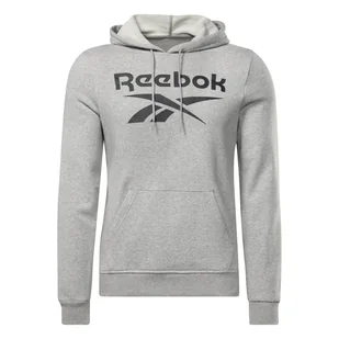 Męska Bluza REEBOK RI FT BIG LOGO OTH HOOD HZ8786 – Szary - Bluzy męskie - miniaturka - grafika 1