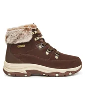 Buty trekkingowe damskie - Trekkingi Skechers Trego 167882/CHOC Brązowy - miniaturka - grafika 1