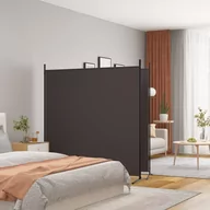 Parawany - Lumarko Parawan 2-panelowy, brązowy, 348x180 cm, tkanina! - miniaturka - grafika 1