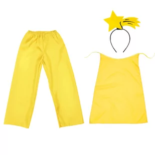 ZESTAW GWIAZDA BETLEJEMSKA ŻÓŁTY 134-140 4el - Stroje karnawałowe - miniaturka - grafika 1