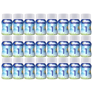 Zestaw Humana 1, mleko początkowe gotowe do spożycia, od urodzenia, 24 x 90 ml USZKODZONE OPAKOWANIE - Mleko modyfikowane - miniaturka - grafika 1