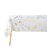 Obrusy i serwetki - Obrus prostokątny BLOOMY, biały, złoty miłorząb japoński - miniaturka - grafika 1