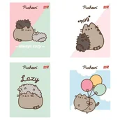 Szkolne artykuły papiernicze - Paczka Zeszyt A5 32 k. kratka Pusheen mix wzorów 15 szt. - ST-Majewski - miniaturka - grafika 1