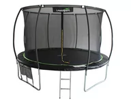 Trampoliny - Trampolina LEAN Sport Max 12ft Czarno-Zielona - miniaturka - grafika 1