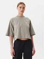 Koszulki i topy damskie - adidas T-Shirt Mercedes - AMG Petronas Formula One Team Premium JW3087 Beżowy Oversize - miniaturka - grafika 1