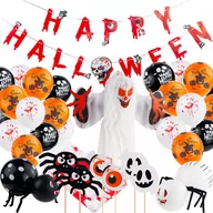 Halloween - HALLOWEEN ZESTAW ozdobny GIRLANDA BALONY OBRUS - miniaturka - grafika 1