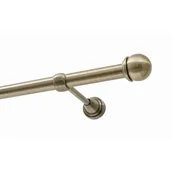 Karnisze - Karnisz DECASTYL Gałka Max pojedynczy 240 cm Mosiądz antyczny - miniaturka - grafika 1