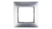 Klawisze i ramki - Kontakt Simon SIMON Ramka 1-krotna srebrny mat DRK1/43 SIMON54 - miniaturka - grafika 1