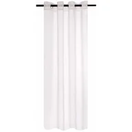 Firany - Firana STELLA na przelotkach 140 cm x 270 cm biała - miniaturka - grafika 1