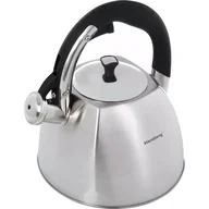 Czajniki na gaz - Klausberg KLAUSBERG STALOWY CZAJNIK Z GWIZDKIEM 3L INDUKCJA KB7015 DELHAN KB7015 - miniaturka - grafika 1