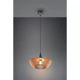 Trio Rl Tilda R30661980 lampa wisząca zwis 1x40W E27 czarna/złota - Lampy sufitowe - miniaturka - grafika 1