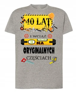 Koszulka T-Shirt na 40 Urodziny Prezent 40LAT XXL - Koszulki męskie - miniaturka - grafika 1