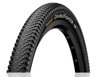 Opony rowerowe - Opona Continental Double Fighter III 28x1 3/8x1 5/8 Czarna drut 640g - miniaturka - grafika 1