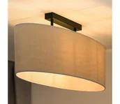 Lampy sufitowe - Duolla - Żyrandol natynkowy OVAL 2xE27/15W/230V szary - miniaturka - grafika 1