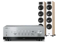 Zestawy stereo - Yamaha MusicCast R-N800A (srebrny) + Diva 6 (dąb) - miniaturka - grafika 1