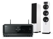 Kino domowe - Yamaha RX-V6A (czarny) + Tesi 6 (biały) - miniaturka - grafika 1