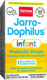 JARROW FORMULAS Jarro-Dophilus Infant (Probiotyk dla niemowląt i dzieci) 15ml - Układ pokarmowy - miniaturka - grafika 5