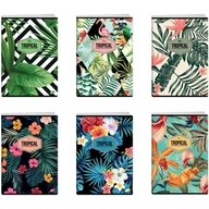 Zeszyty szkolne - ELISA Zeszyt w kratkę A5 okł.miękka TROPICAL A10 EL-M10-060-KA5 - miniaturka - grafika 1