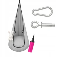 Place zabaw - Kokon HUŚTAWKA OGRODOWA HAMAK Fotel WISZĄCY PODUSZKA POMPKA Montaż Kieszeń - miniaturka - grafika 1