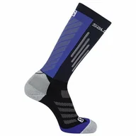 Skarpetki i podkolanówki sportowe - Skarpety Salomon Compression DX + SX Nautical Blue - miniaturka - grafika 1