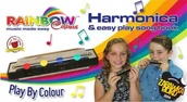 Instrumenty muzyczne dla dzieci - Rainbow Colours Harmonijka Harmonica Edukacyjna - miniaturka - grafika 1
