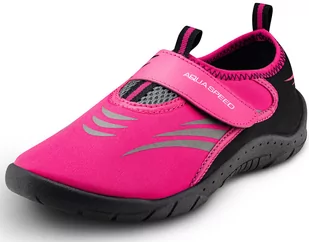 Aqua Speed Buty do pływania Obuwie na basen różowo-czarne Rozmiar 38 7622 - Pływanie - miniaturka - grafika 1