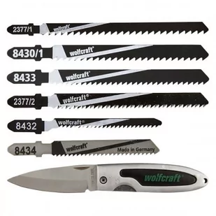 WOLFCRAFT ZESTAW brzeszczotÓW Z UCHWYTEM T + NÓŻ (2377000) - Brzeszczoty - miniaturka - grafika 4