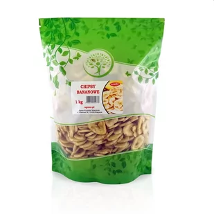 Agnex Chipsy bananowe 1 kg CHIPSY BANAN - Inne słodycze - miniaturka - grafika 1