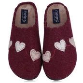 Kapcie damskie - Pantofle damskie hiszpańskie Neles T85-27333 BURDEOS R.38 - miniaturka - grafika 1