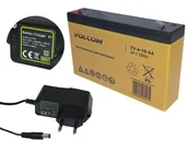 Zabawki zdalnie sterowane - Smukły Akumulator Żelowy Agm 6V 10Ah + Ładowarka Pw - miniaturka - grafika 1