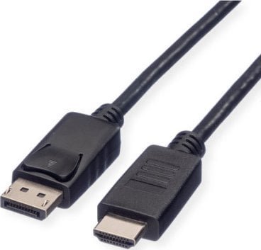 Kabel Roline ROLINE GREEN Kabel DisplayPort DP - HDMI, M/M, czarny, 1 m