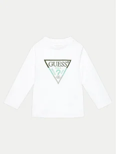Guess Bluzka N4YI36 K8HM4 Biały Regular Fit - Bluzki damskie - miniaturka - grafika 1